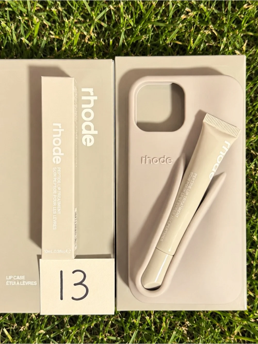 RHODE GREY Silicone iPhone Case with Sculpted Ridge Detail
